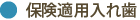 保険適用入れ歯